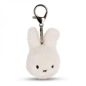 PORTE CLE MIFFY FUZZY BLANC